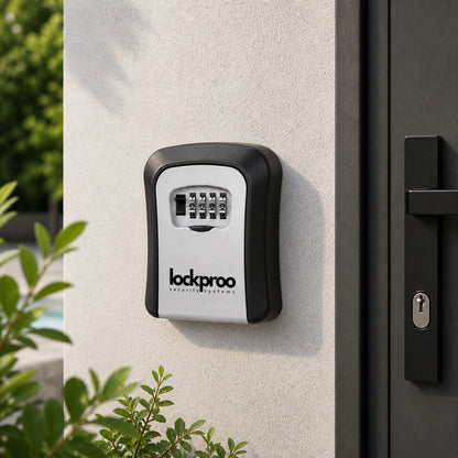 МЕТАЛНА Сейф Кутия за Ключове с Код AirBnB Booking Lockbox Гараж Хотел