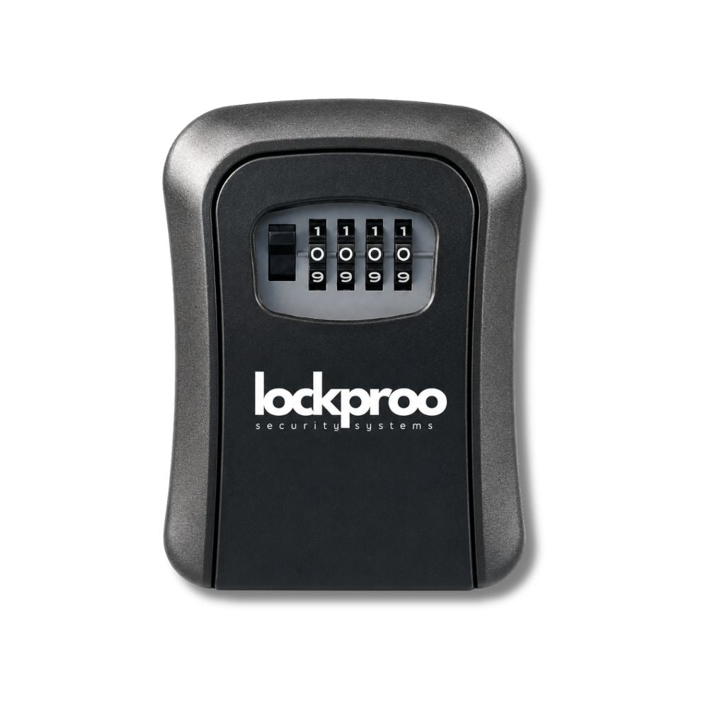 ЧЕРНА Сейф Кутия за Ключове МЕТАЛНА с Код AirBnB Booking Lockbox Гараж Хотел
