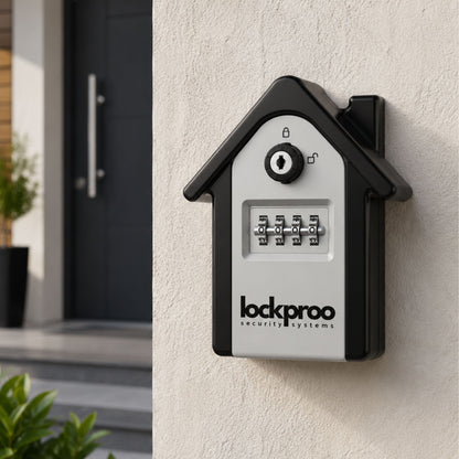 ГОЛЯМА Сейф Кутия за Ключове Лок Бокс с Ключ Lockbox код Airbnb, Booking, Хотел